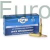 Lőszer golyós 243 PPU SP (6,5 g/100 gr)