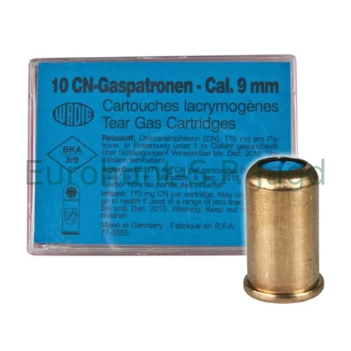 9 mm R Wadie CN-gáz (könnygáz)