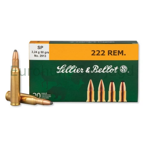222 Rem. Sellier&Bellot, SP (3,24 g)