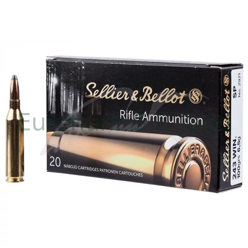 243 Win. Sellier&Bellot SP (6,5 g/100 gr)