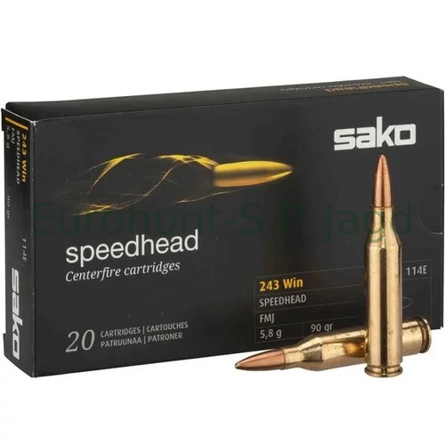 243 Win. Sako Speedhead (5,8 g/90 gr)