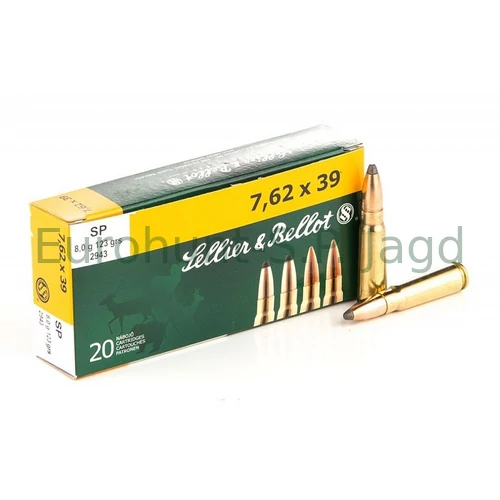 7,62x39 Sellier&Bellot SP (8 g/123 gr)