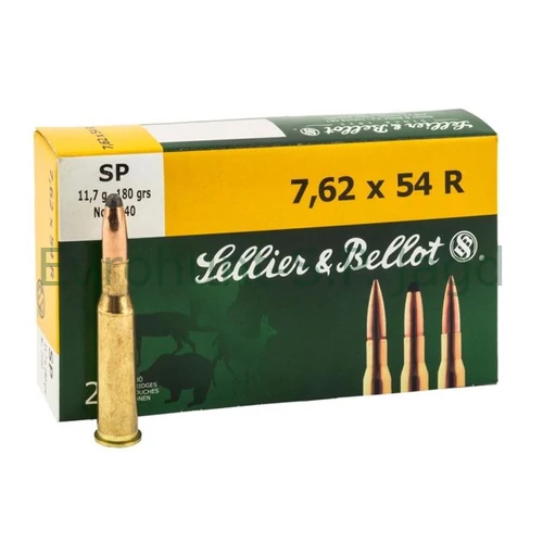 7,62x54R Sellier&Bellot SP (11,7 g/180 gr)