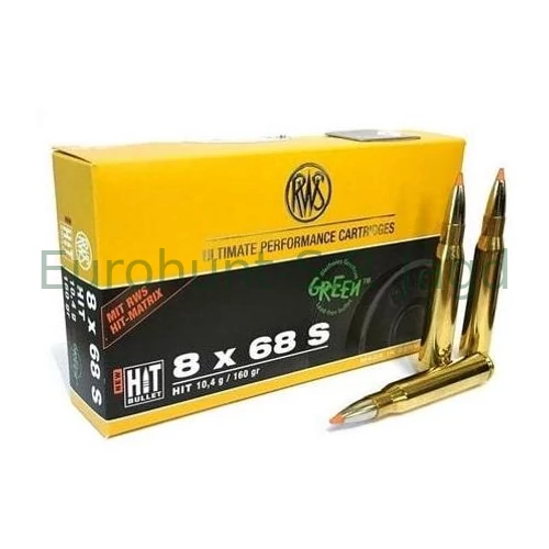 8x68 S RWS HIT (10,4 g/100 gr)