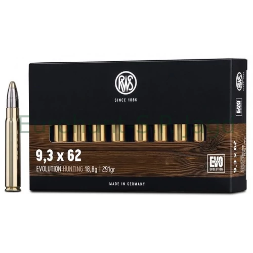 9,3x62 RWS Evolution (18,8 g/291 gr)