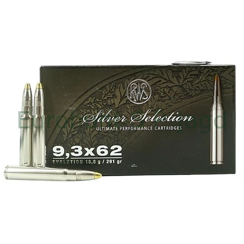 9,3x62 RWS Evolution Silver (18,8 g/291 gr)