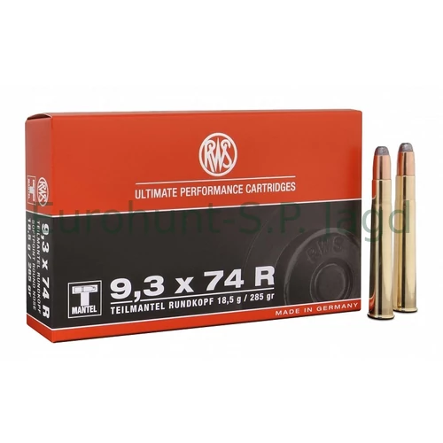 9,3x74R RWS T-Mantel (18,5 g/285 gr)