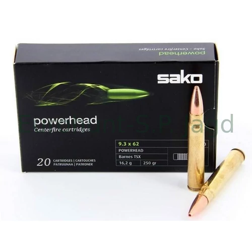 9,3x62 Sako Powerhead (16,2 g/250 gr)