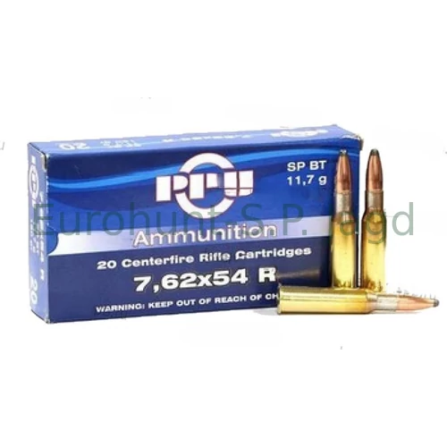 7,62x54R PPU SP (11,7 g/180 gr)