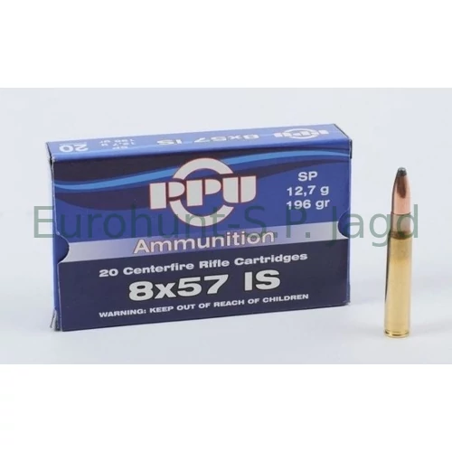 8x57IS PPU SP (12,7 g/196 gr)