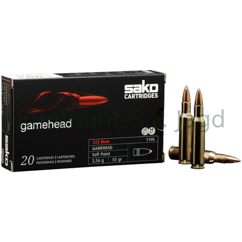 222 Rem. Sako Gamehead (3,56 g/55 gr)